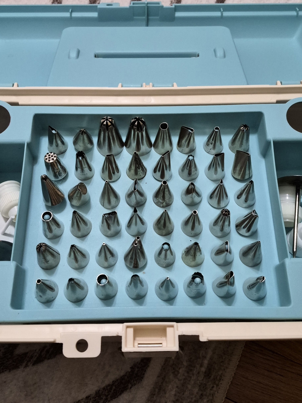 Blue Baking Piping Tip Set - Unbranded
